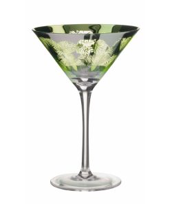 Artland Tropical Leaves Martini Glasses – Set of 2