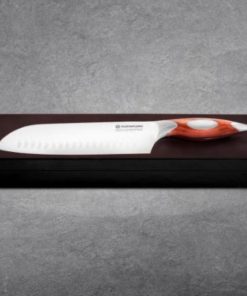 Flint & Flame 8″ Santoku Knife With Wooden Box