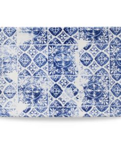 Dudson Porto Blue Organic Rectangular Plate Small