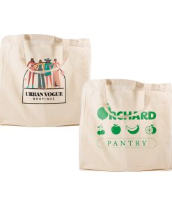 Supa Shopper Short Handle Calico Bag