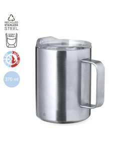 Insulated Mug in recycled Stainless steel -Dovery