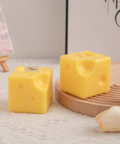 Square Cheese Shape Candles