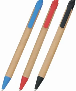 Pen barrel made from recycled cardboard Eco