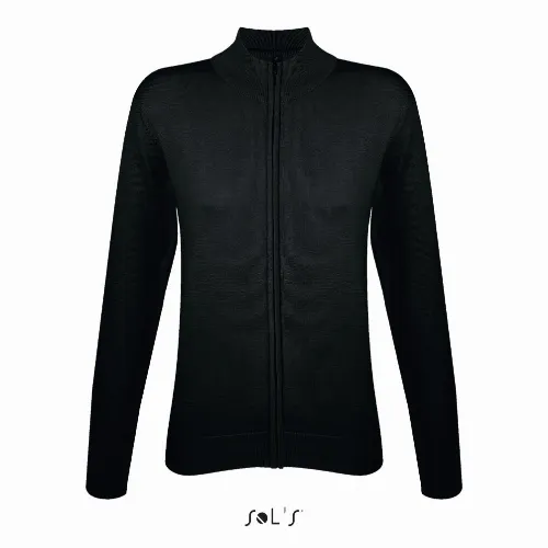 Cardigan zippered women’s , cotton acrylic mix GORDON - Image 4