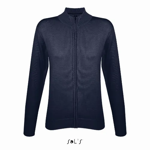 Cardigan zippered women’s , cotton acrylic mix GORDON - Image 3