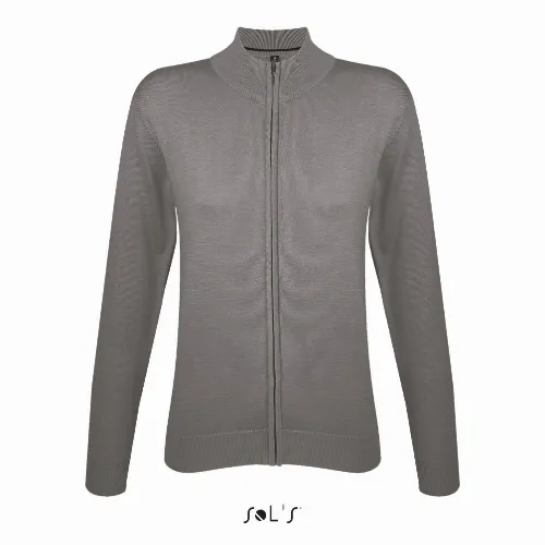 Cardigan zippered women’s , cotton acrylic mix GORDON - Image 2