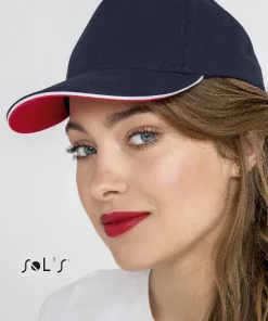 Cap 5 panel 100% cotton LONGCHAMP