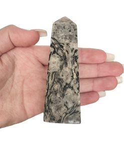 Zebra Jasper Tower 9cm